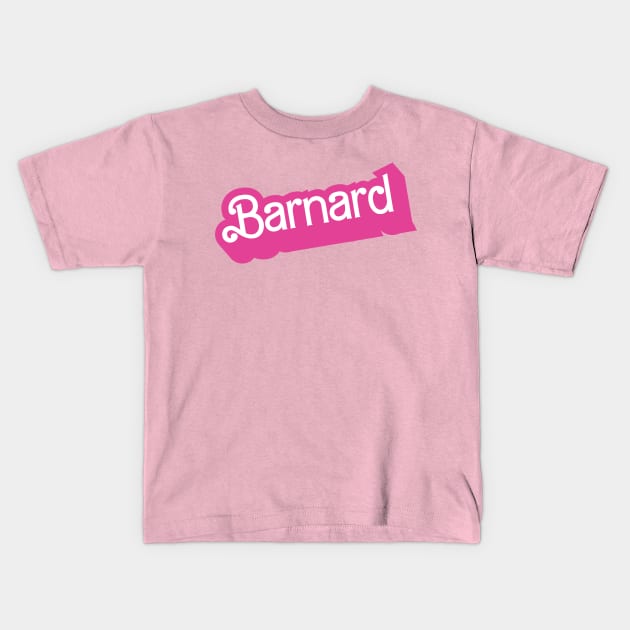 The Barbie Barnard Mashup Kids T-Shirt by Bivins Brothers Creative